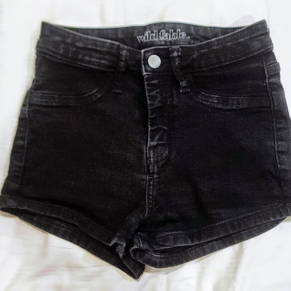Wild Fable Black High Waisted Shorts Size 0